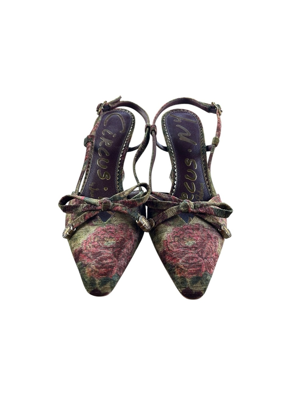 Sam Edelman Monica floral tapestry Slingback Heels - Picture 10 of 13